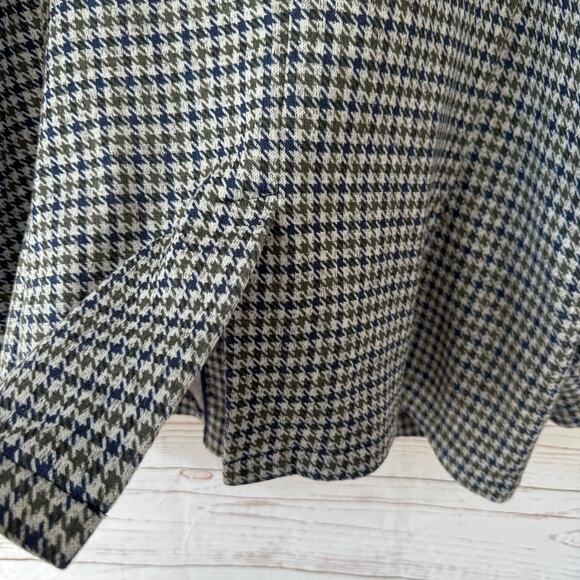 Lands' End Women's Houndstooth Fleece Blazer Jacket Size 2X - Picture 9 of 16